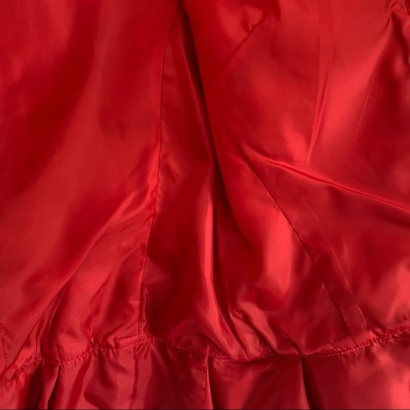 INC International Concepts - Red Ruffle Peplum Blazer - Size L - Picture 6 of 12